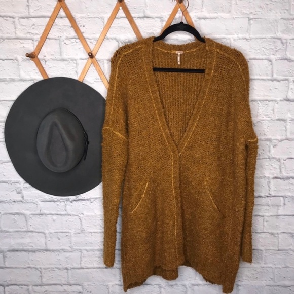 Free People Sweaters - Free People Oversized Woolly Longline Cardigan